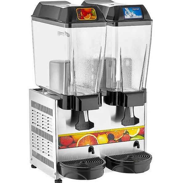 Çiftli Şerbet+Ayran Soğutucu 20+20 lt