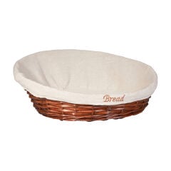Hasır Yuvarlak Ekmek Sepeti 45 cm