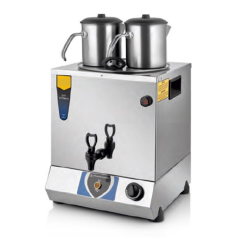 Pleytsiz Çift Demlikli  Elektrikli Çay Makinesi 17 L