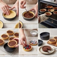 Mini Tart Kalıbı 6'lı Set 10 cm