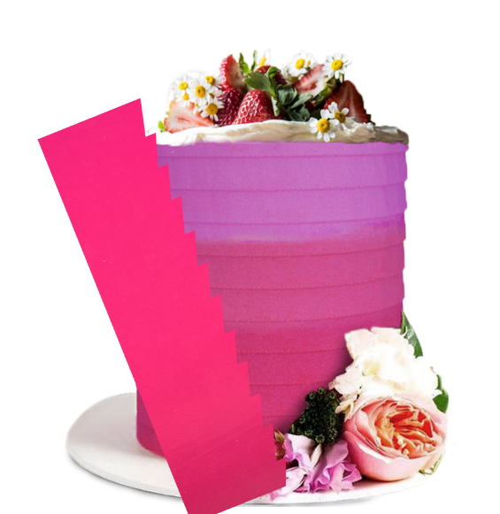 Zig Zag Pasta Kenar Malasi Seffaf 30x8 cm