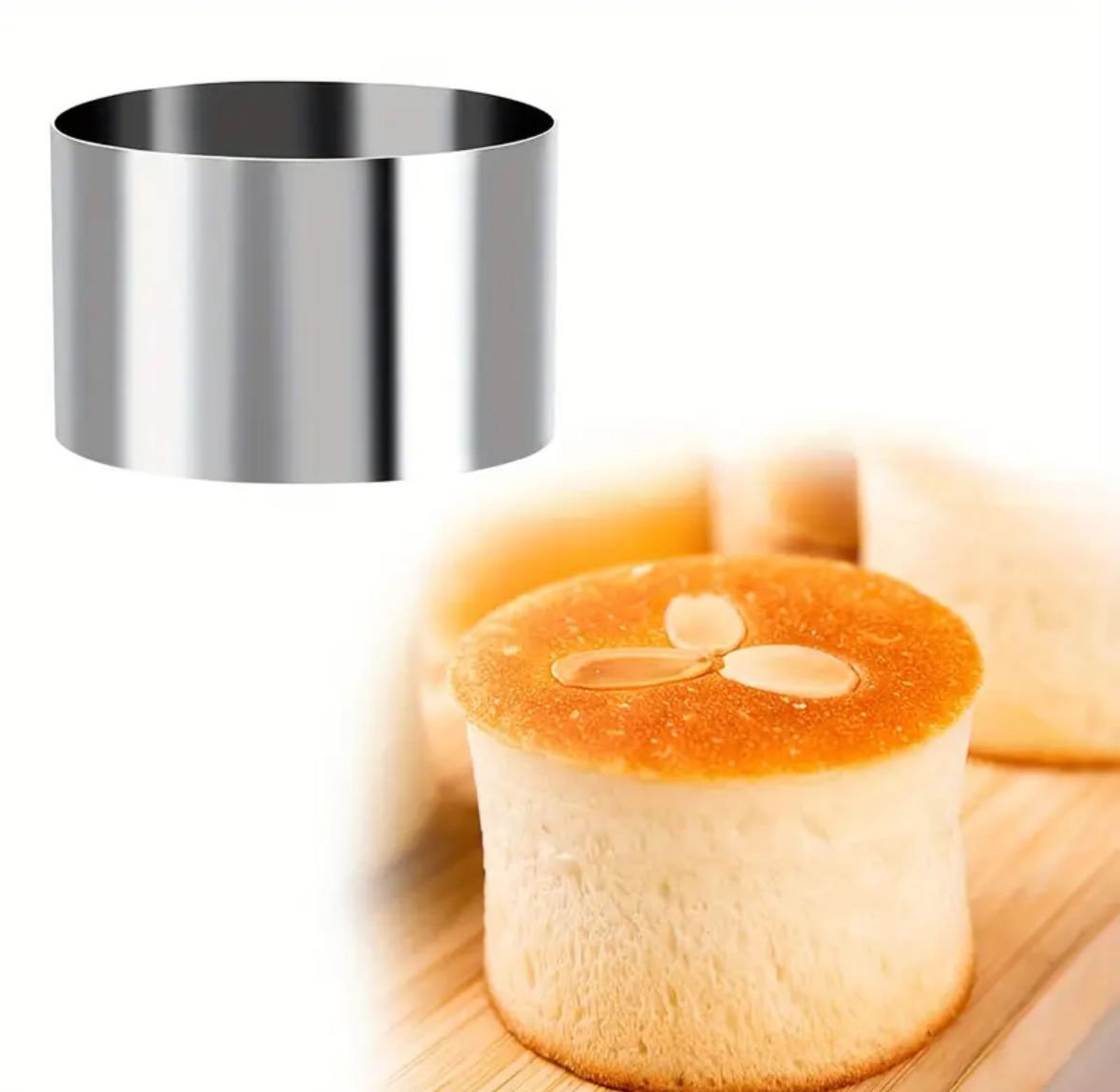 Yuvarlak Pasta Kalıbı(Çemberi) 8x6CM