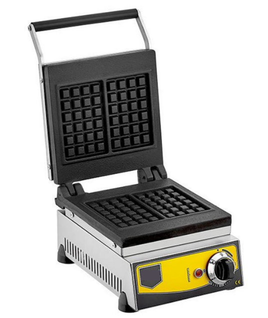 Tekli Kare Model Waffle Makinesi Elektrikli
