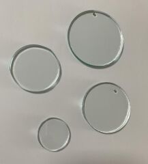 Yuvarlak Isı Cam  Ø 6 cm x 8 mm
