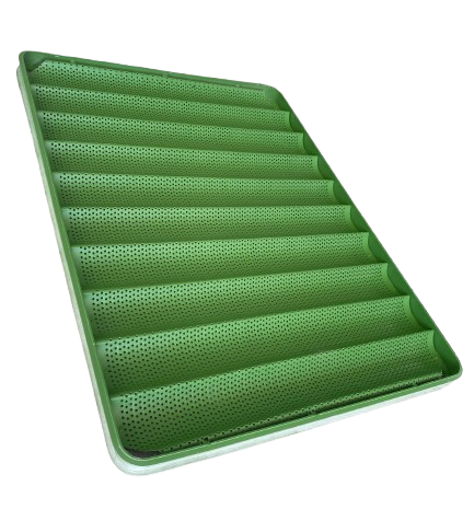 Baget Ekmek Tavası Kordonlu Teflon 10 Göz 60x80 cm