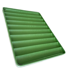 Baget Ekmek Tavası Kordonlu Teflon 10 Göz 60x80 cm