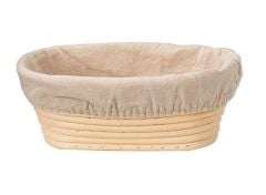 Bambu Hamur Mayalama Oval Bezli 28x15x9 h cm