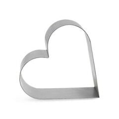 Kalp Şekilli Pasta Kalıbı Delikli (Çemberi) 9.5X2.5CM