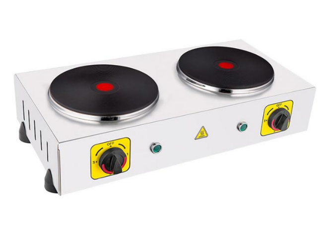 Çiftli Pleyt Isıtıcı 19 cm Elektrikli