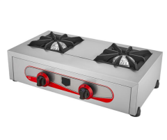 2 Gözlü Set Üstü Ocak, Doğalgazlı - LPG'li