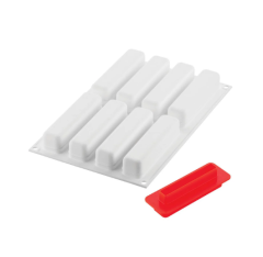 Silikomart Stripe Eclair 95 Silikon Kalıp