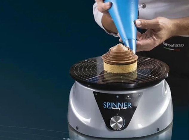 Martellato Spinner Otomatik Dönen Pasta Sıvama Standı