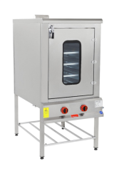 Tek Kapılı Pasta Börek Fırını Gazlı ve Lpg Li 75X100X160 Cm HMK-PB 1075