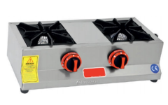 2 Li Ocak Set Üstü Gaz ve LPG Li Ekonomik 60x30x14 cm HMK-MN 2