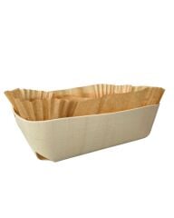 Ahşap Ekmek ve Kek Kalıbı 25'li Set 185x105x65 mm