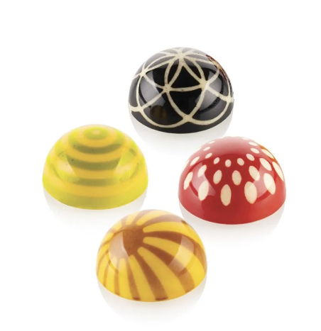 Silikomart Çikolata Damgası Mühür Semisfera CH013