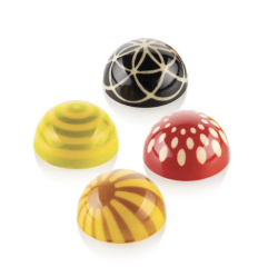 Silikomart Çikolata Damgası Mühür Semisfera CH013