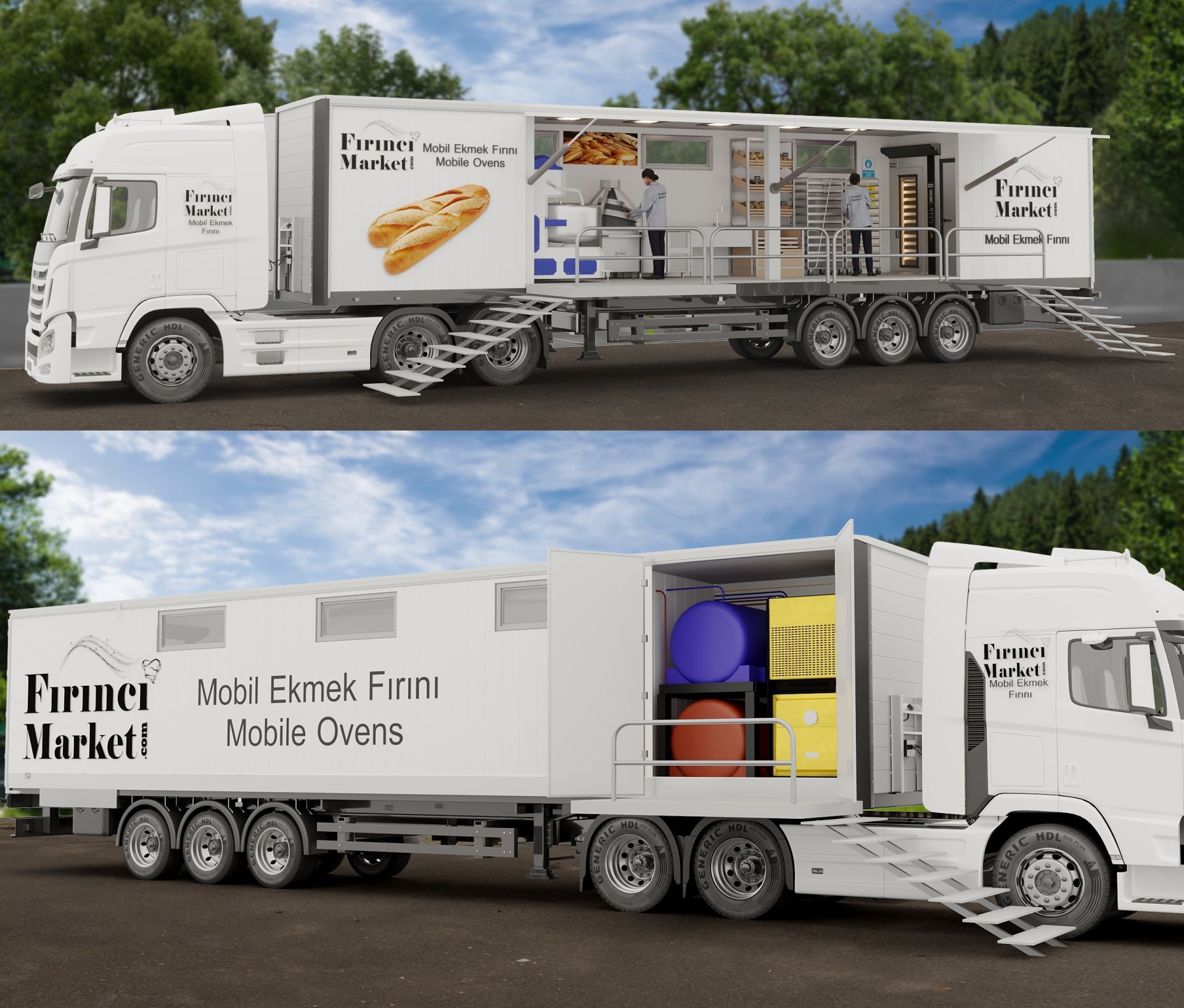 Mobil Ekmek Fırını Tır