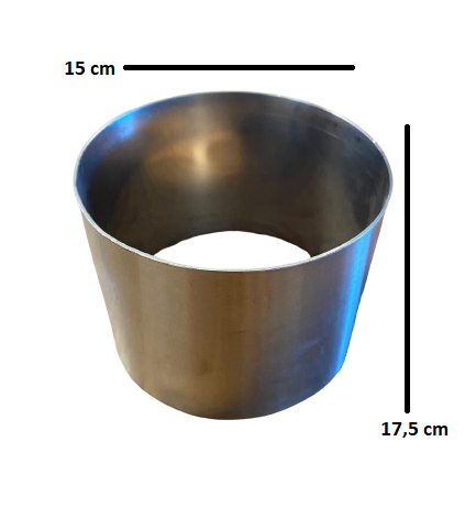 Yuvarlak Yüksek Pasta Kalıbı(Çemberi) 17,5X15CM