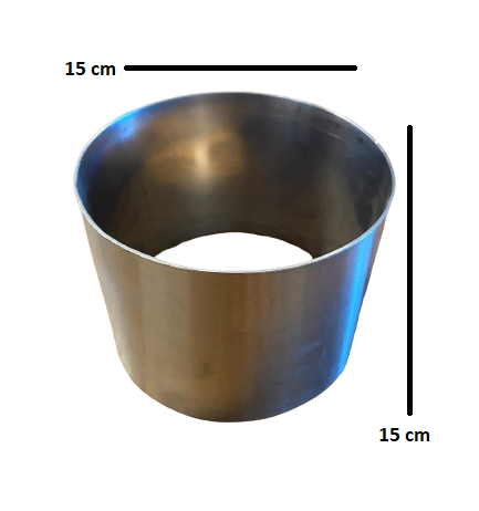 Yuvarlak Yüksek Pasta Kalıbı(Çemberi) 15X15CM