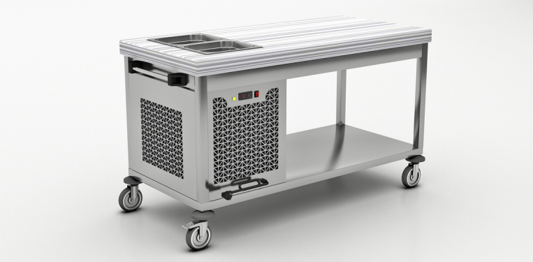 Soğutmalı Mermer Tezgah 120*60*90 Model 20