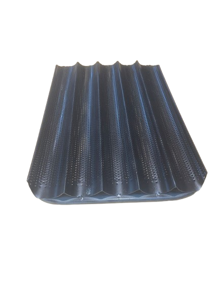 Baget Ekmek Tavası Teflon 40x60 cm Siyah