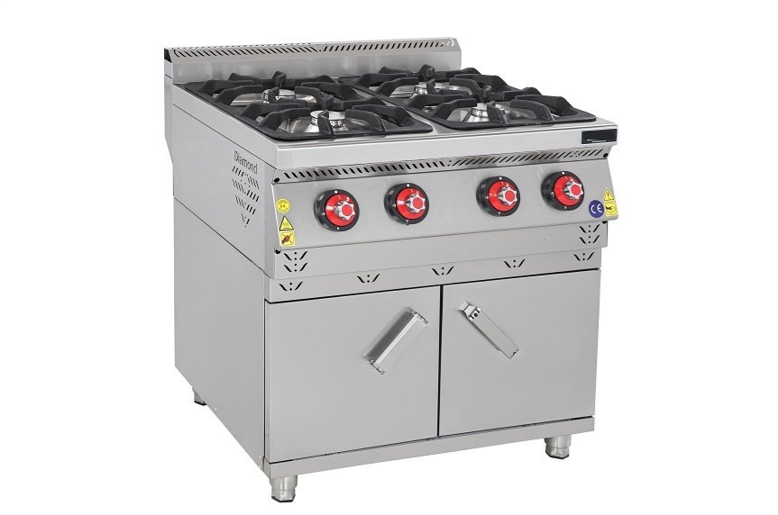 4'lü Dolaplı Ocak DG-CE 80x70x85 cm