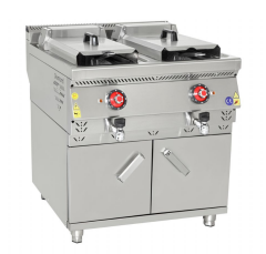 Dolaplı 12+12 Litre Elektrikli Fritöz HMK-DFE 878