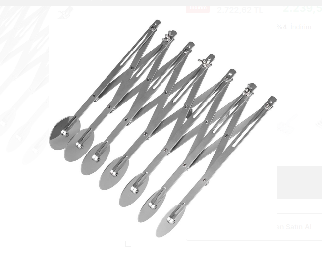 HAMUR RULETİ 7 Lİ TEK TARAFLI İTHAL