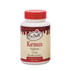 DR.GUSTO 25 GR YAĞ BAZLI TOZ KIRMIZI
