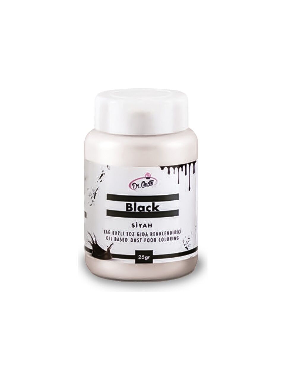 DR.GUSTO 25 GR YAĞ BAZLI TOZ SİYAH