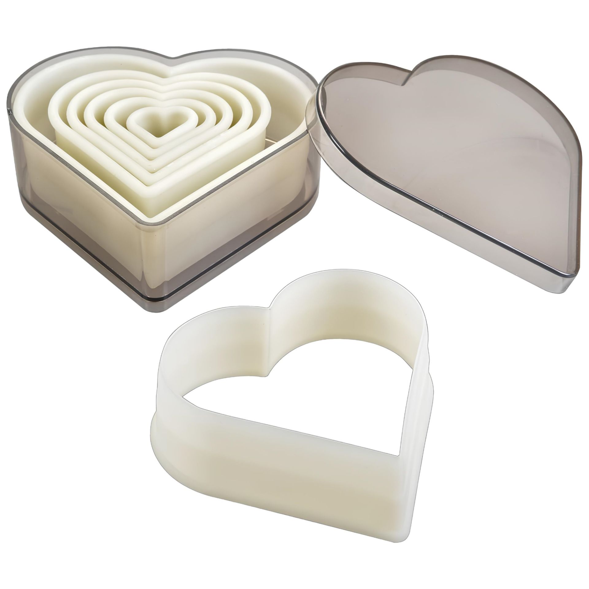 Kopat Exoglass Set Kalp Düz Kenar (Volovan Set)
