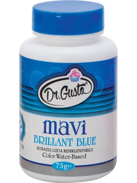 DR.GUSTO 75 GR SU BAZLI TOZ MAVİ