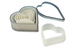 Kopat Exoglass Set Kalp Dalga Kenar (Volovan Set)