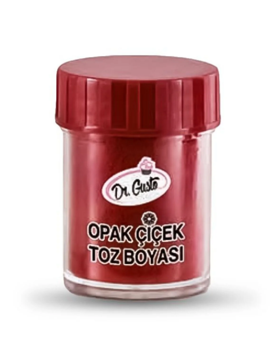 DR.GUSTO ÇİÇEK BOYASI 5 GR OPAK KIRMIZI