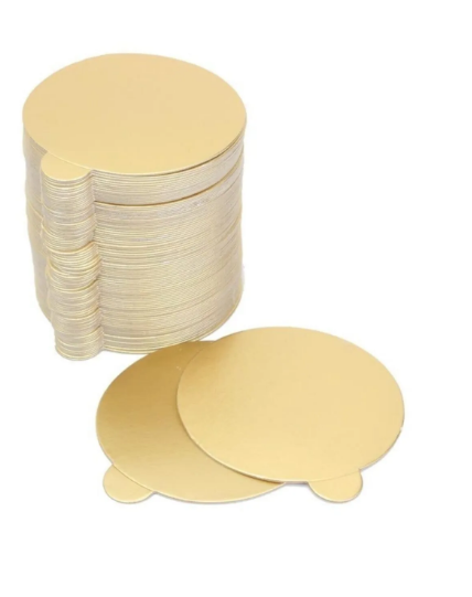 PASTA ALTLIĞI YUVARLAK GOLD 11 CM 50 li  PAKET