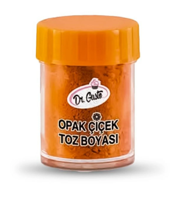 DR.GUSTO ÇİÇEK BOYASI 5 GR OPAK TURUNCU