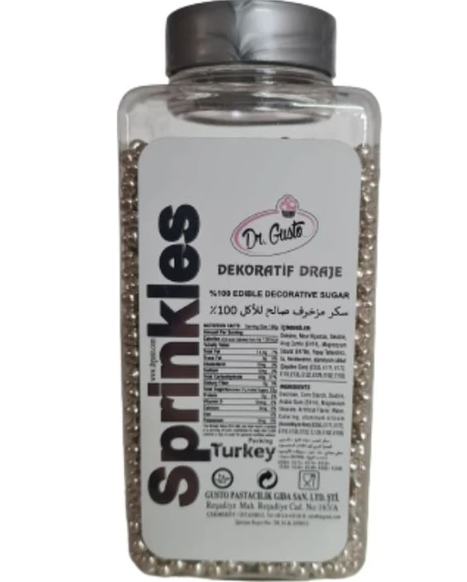 Dr. Gusto Boncuk 250 Gr Gümüş - 2 mm