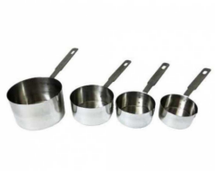 Ölçü Kaşığı Çelik Sıvı Ölçek 4'lü