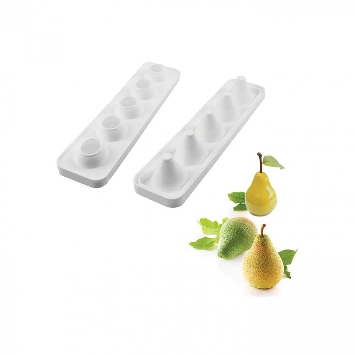 Silikomart Kek Kalıbı Armut Pera Fico 115