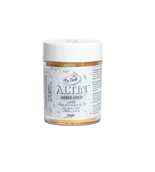 DR.GUSTO METALİK TOZ 10 GR ALTIN (AMBER)