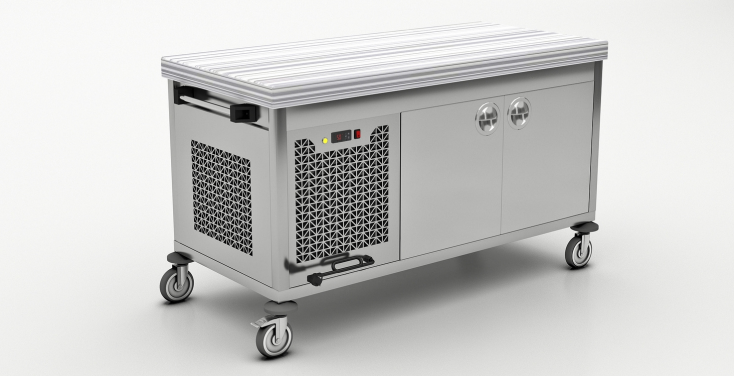 Soğutmalı Mermer Tezgah 150*60*90 Model 100