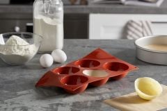 Silikomart SF001 Yarım Küre Kek Kalıbı (Ø80mm)