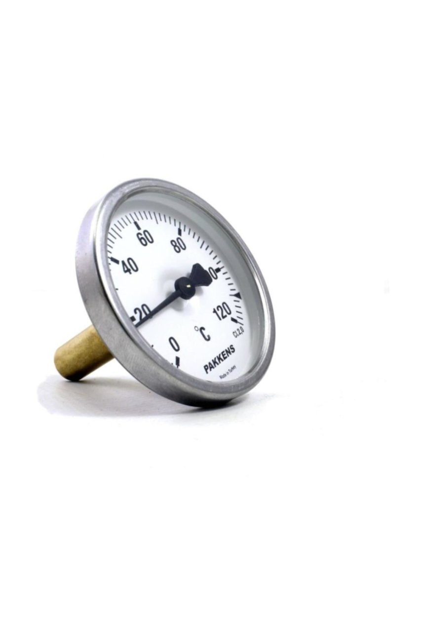 Pakkens 0/120 Derece 50 mm Arka Çıkış Termometre
