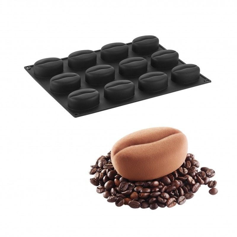 Pavoni PX4312 3D Kahve Çekirdeği Silikon Kalıp MOKA 400x300 mm