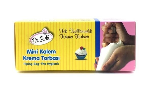 ŞANTİ KREMA MİNİ KALEM  SIKMA TORBASI KALEM 72 Lİ