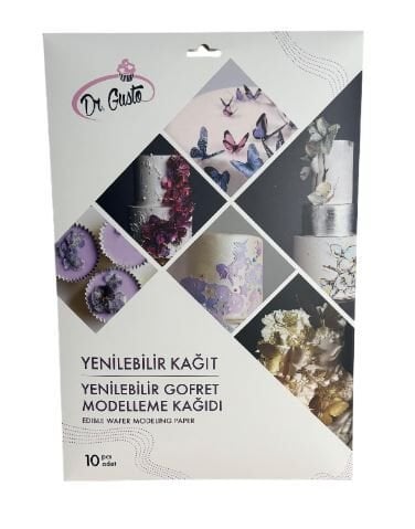 DR.GUSTO ÇİÇEK MODELLEME KAĞIDI (10LU) - 03 WAFER PAPER
