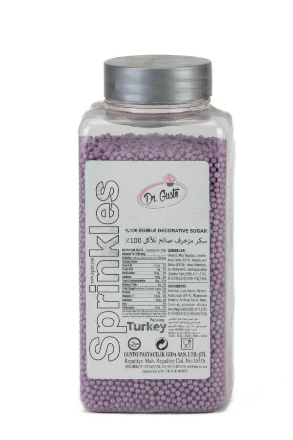 DR.GUSTO 2 MM BONCUK 250 GR MOR