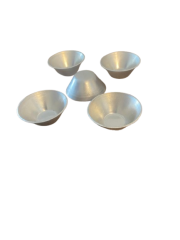 Alüminyum Petifür Kalıbı Yuvarlak Büyük 50 Adet