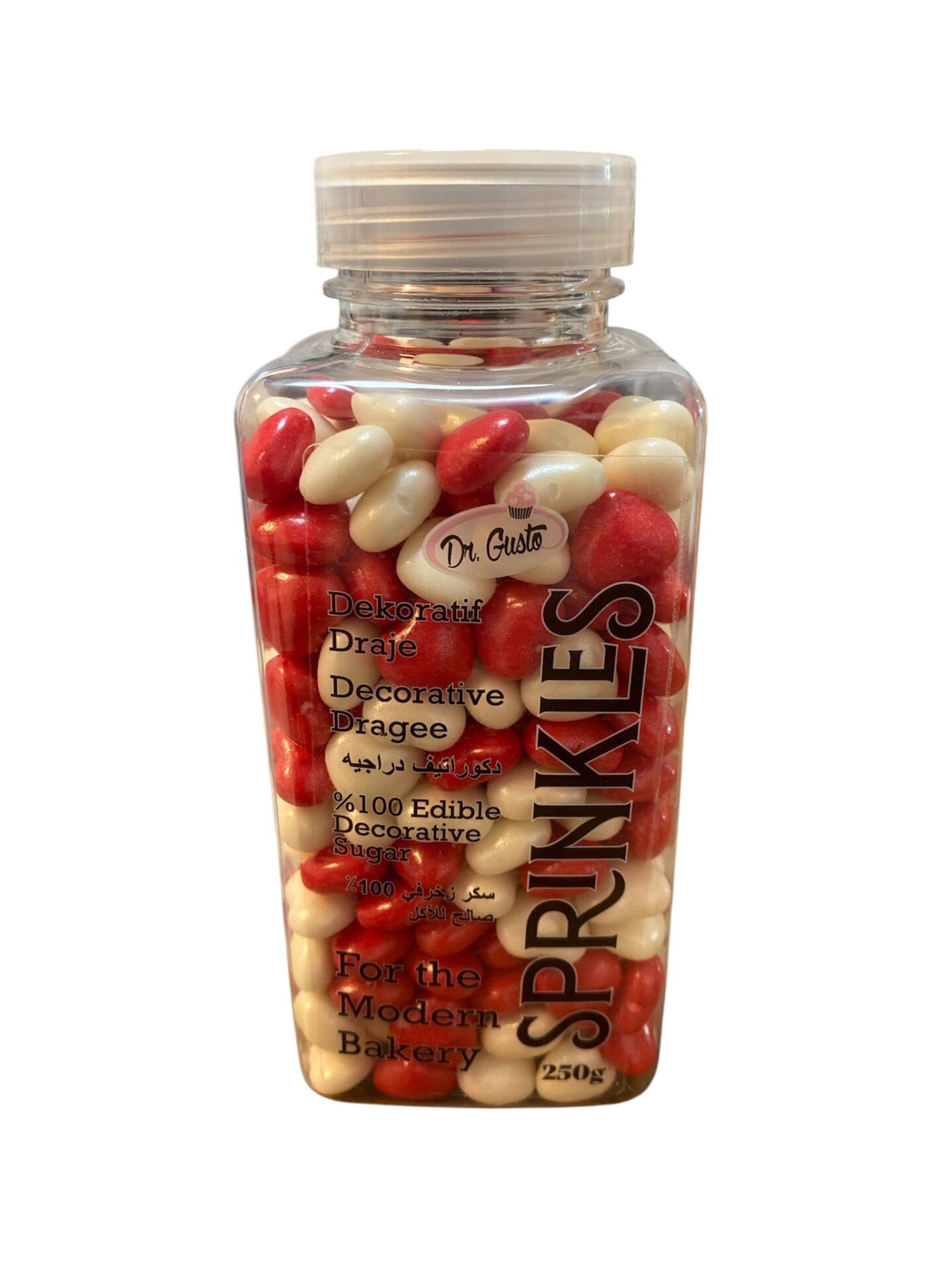 DR.GUSTO BÜYÜK KALP ŞEKER 250 GR SEDEF - KIRMIZI